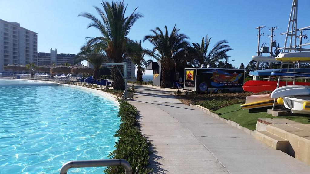 Bazén v ubytování Algarrobo, Laguna Bahía Espectacular nebo v jeho okolí