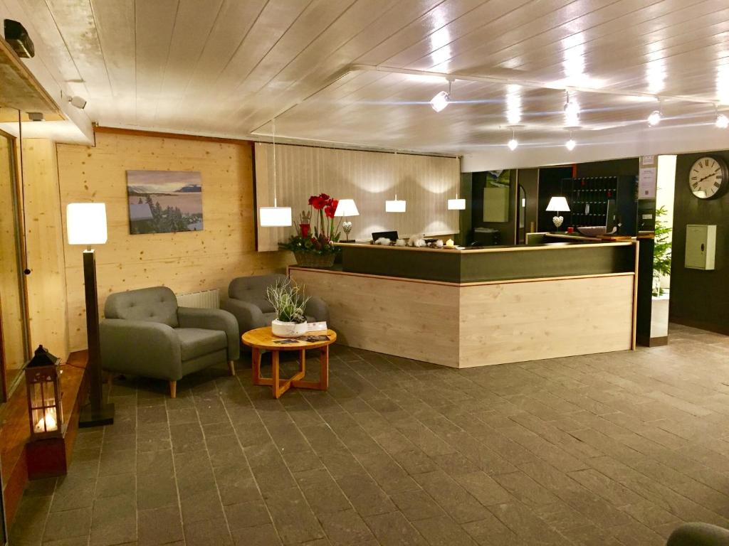 Posezení v ubytování Eden Resort Anzère