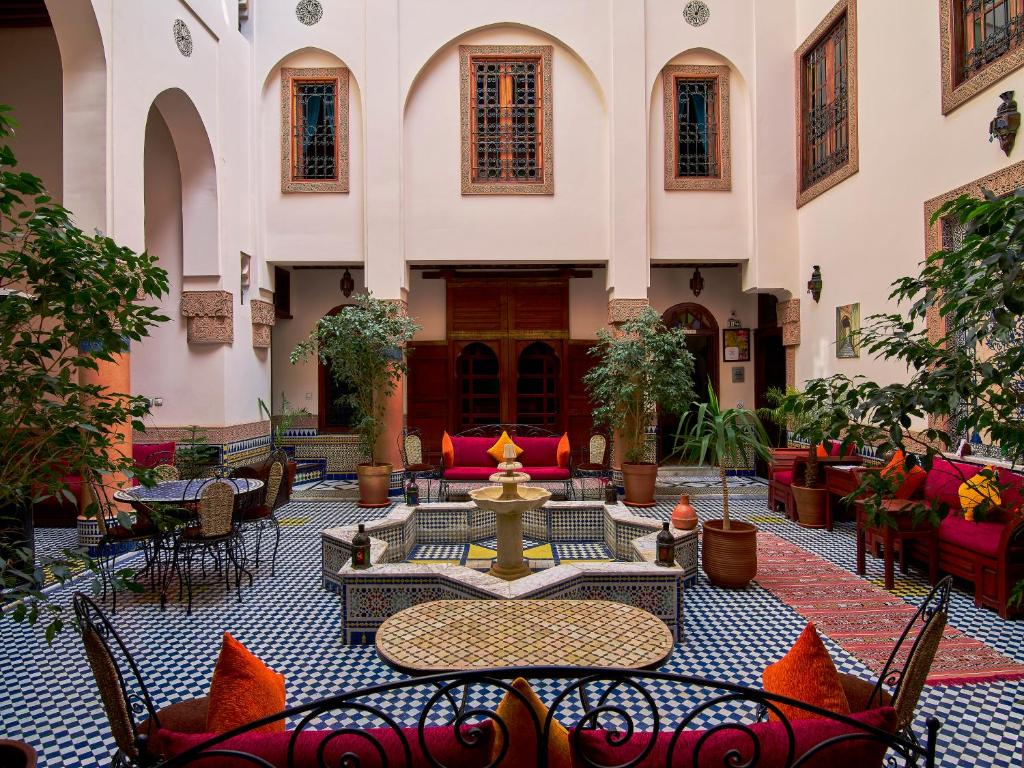 Restaurace v ubytování Riad Ahlam