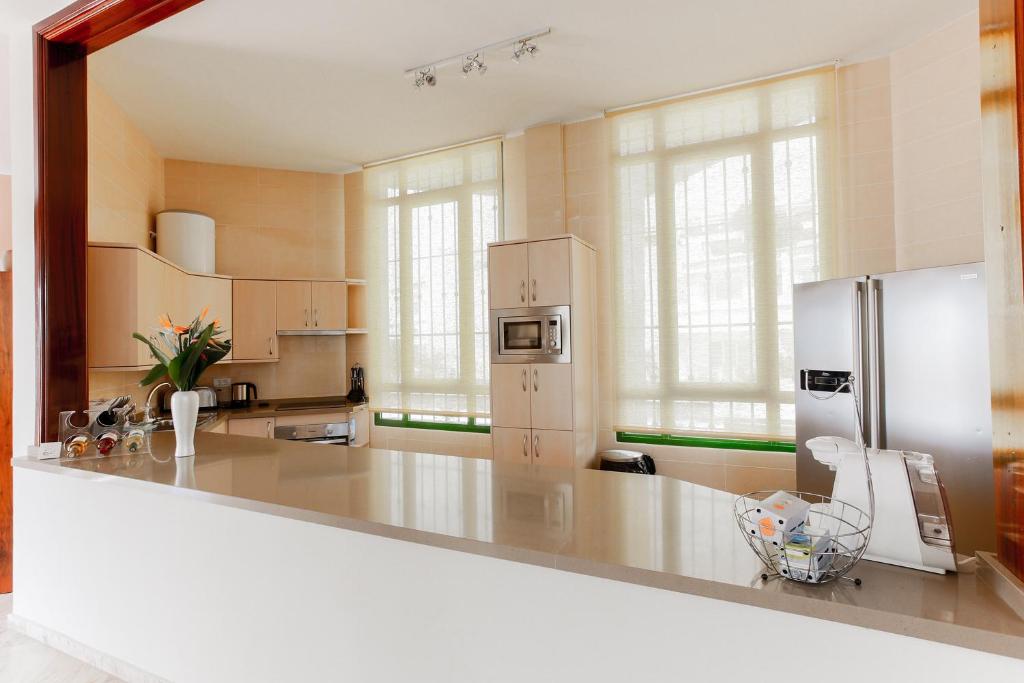 A kitchen or kitchenette at 100 Island Village Julia