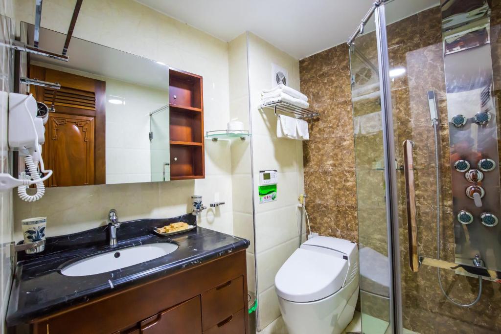 Koupelna v ubytování Hanoi Stella Hotel