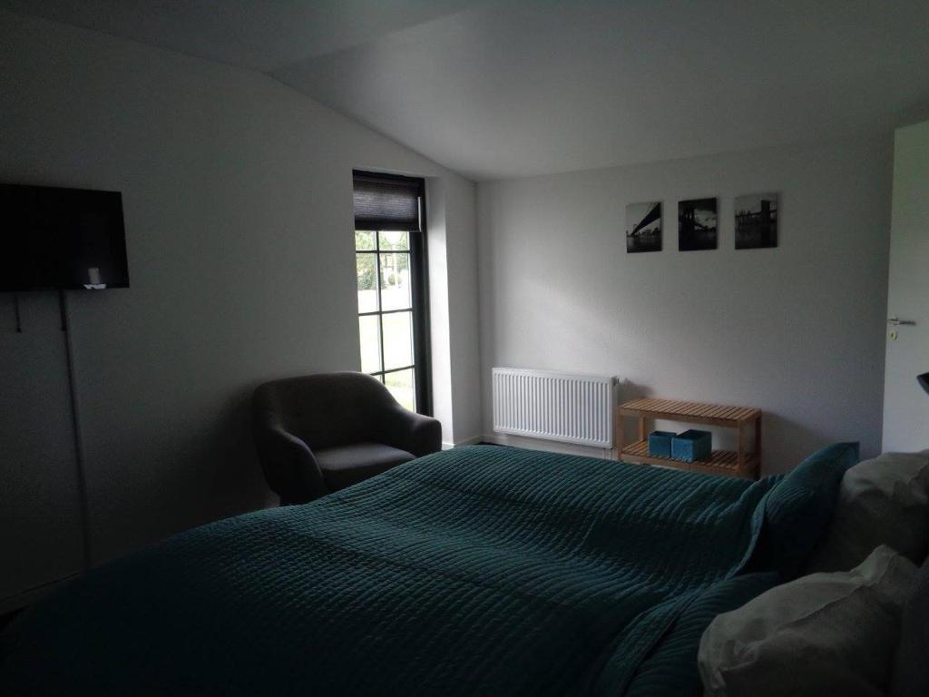 Postel nebo postele na pokoji v ubytování Hotel St. Binderup