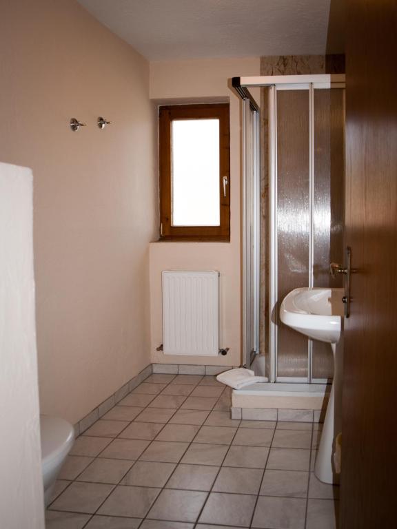 Koupelna v ubytování Pension Handle