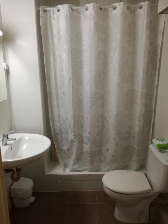 Kúpeľňa v ubytovaní Hostal Lesseps