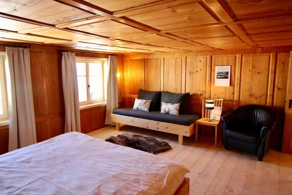 Postel nebo postele na pokoji v ubytování WÄLDERHAUS Apartments