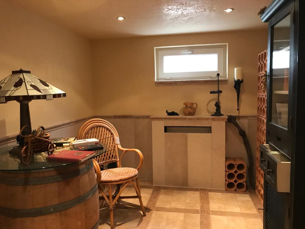 Kuchyň nebo kuchyňský kout v ubytování Ferienhaus im Fischersteig