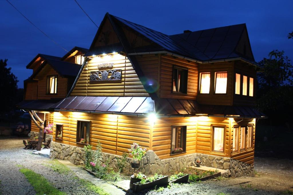 Budova, v ktorej sa ubytovanie bed & breakfast nachádza
