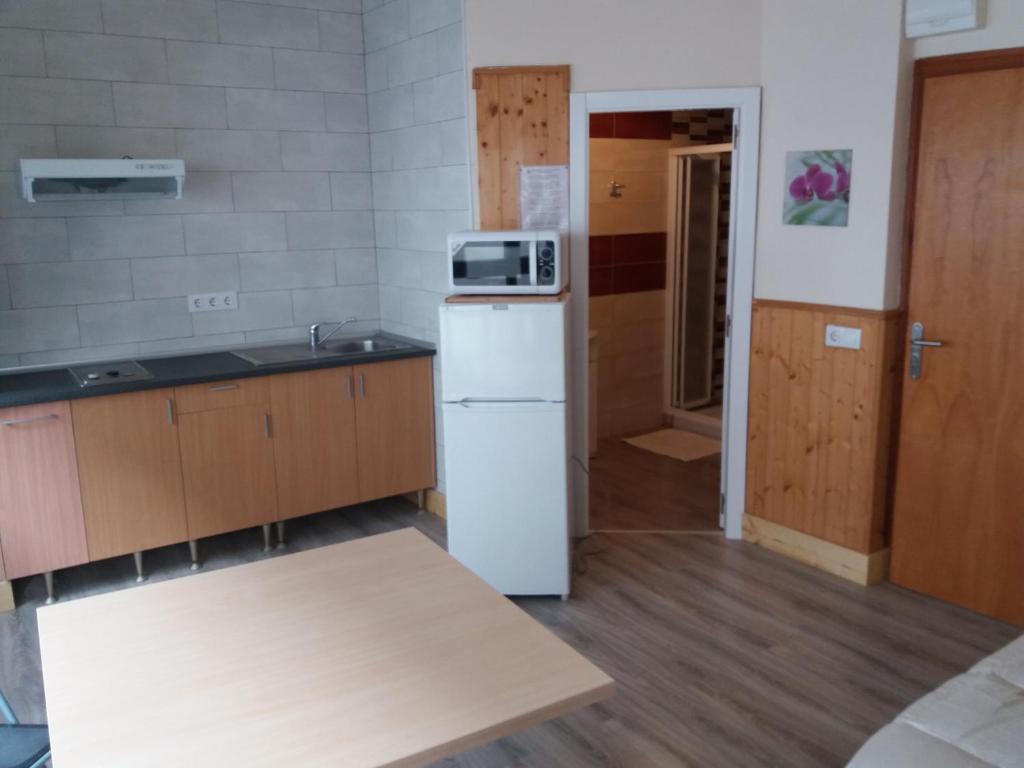 Kuchyňa alebo kuchynka v ubytovaní Rosesapparts Estudios & Parking