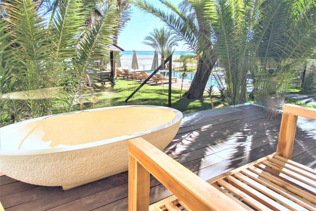 Zahrada ubytování Botaniq Hotel Boutique