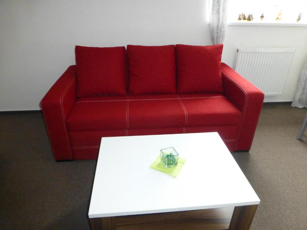 Posezení v ubytování Apartmány Kouty - Jeseníky