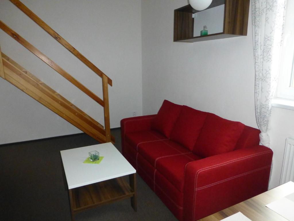 Posezení v ubytování Apartmány Kouty - Jeseníky