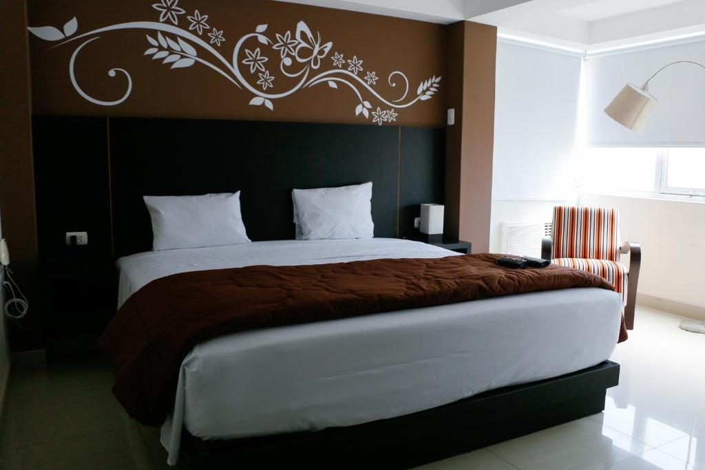 
Cama o camas de una habitación en Hotel Solec
