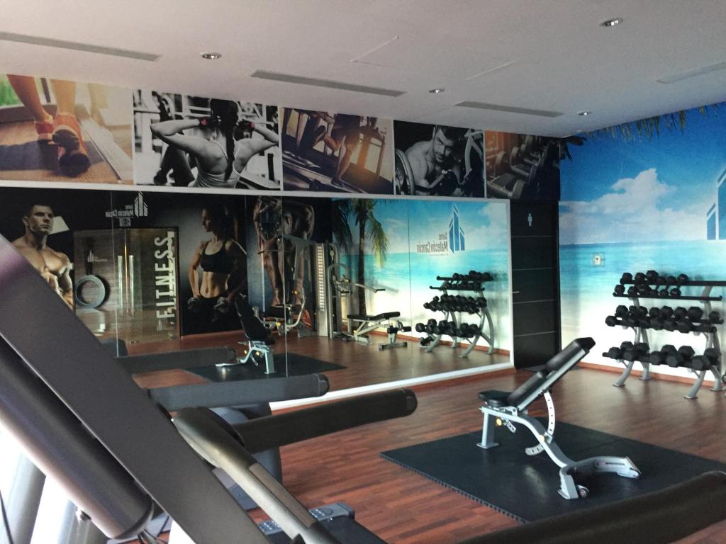 Academia e/ou comodidades em Suites Malecon Cancun