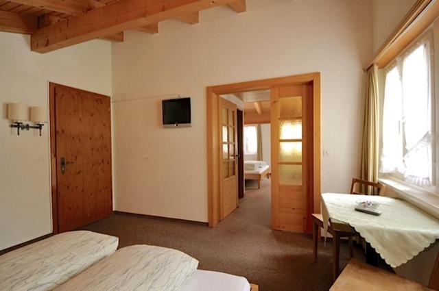 Postel nebo postele na pokoji v ubytování Gasthaus Skiklub