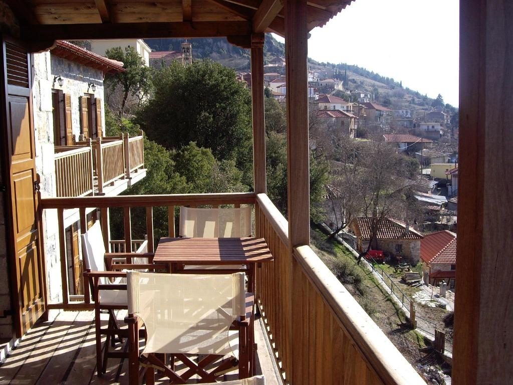 Balkón nebo terasa v ubytování Akrothea Hotel
