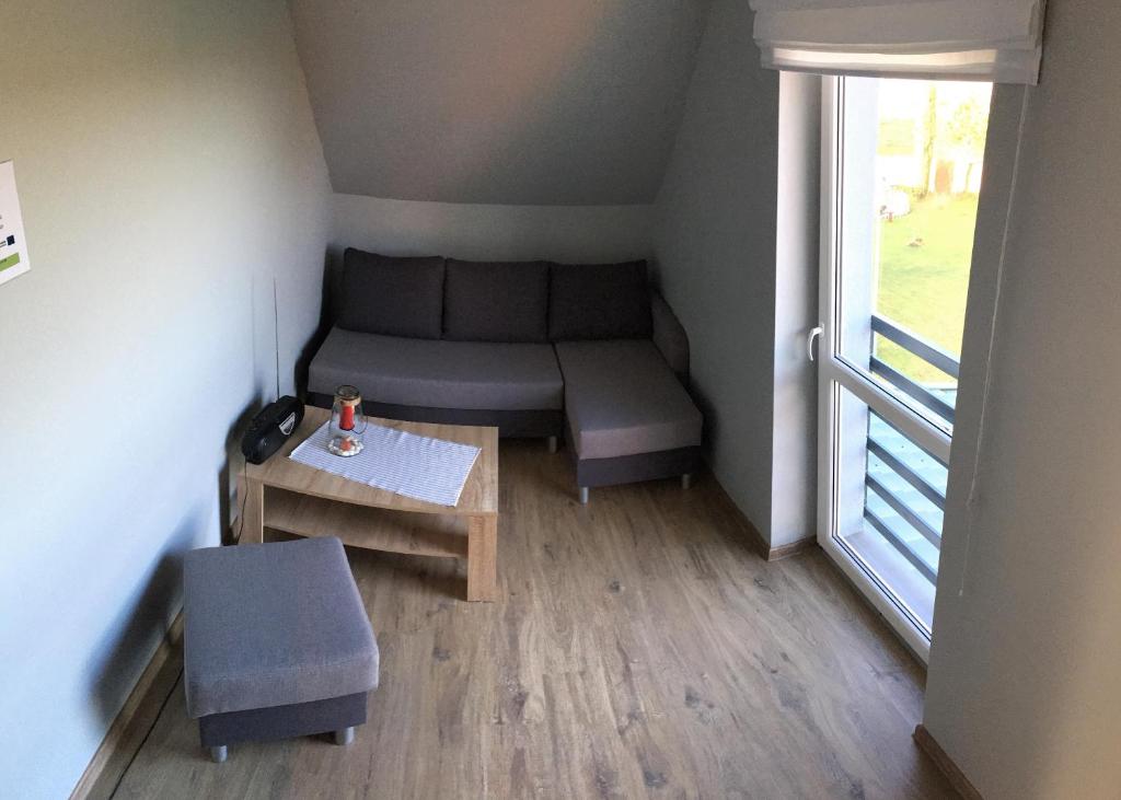 Posezení v ubytování Hostel Przystan