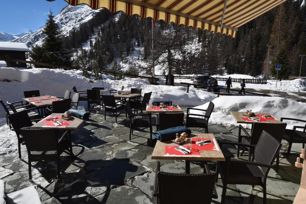 Hôtel Le Besso - Swiss Romantic Lodge Zinal v zimě