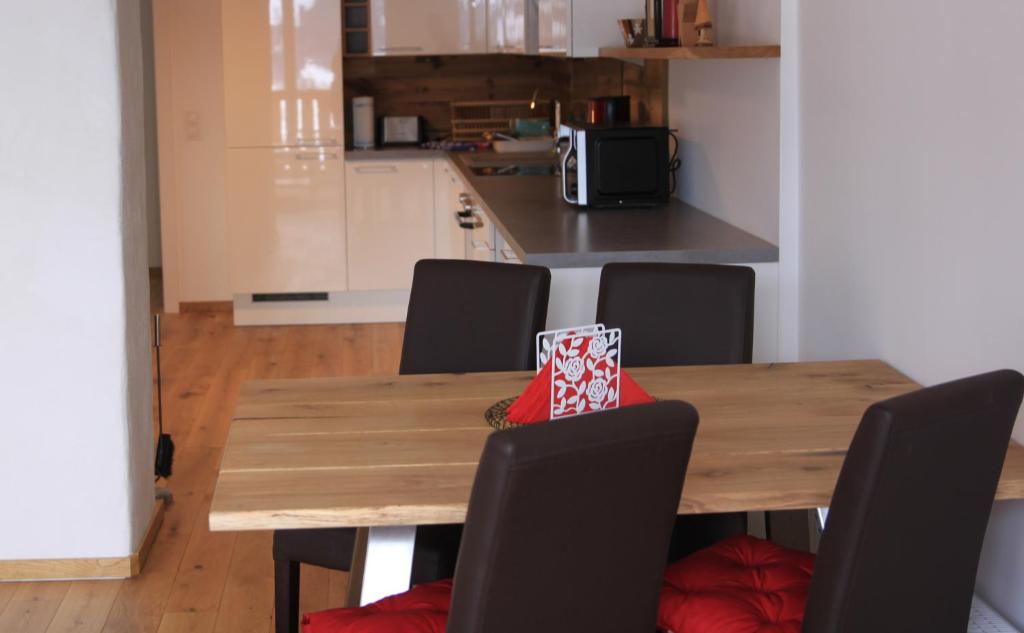Kuchyňa alebo kuchynka v ubytovaní Apartment Pötzelberghof