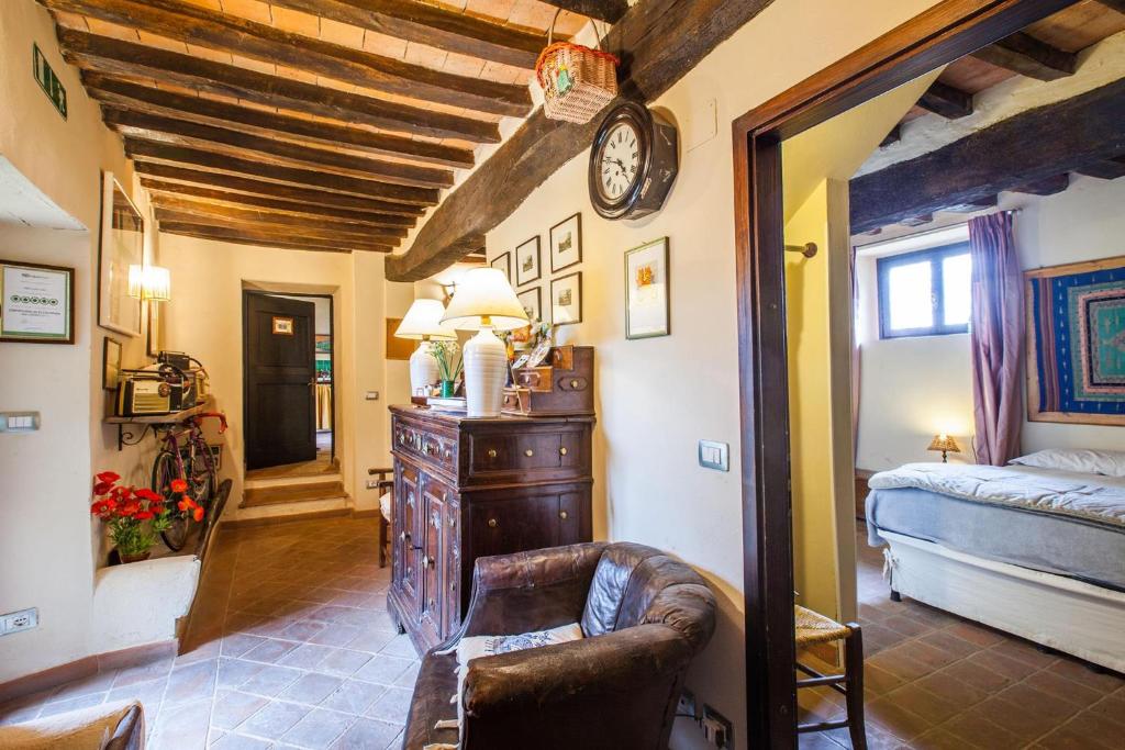 Postel nebo postele na pokoji v ubytování B&B Le Due Volpi