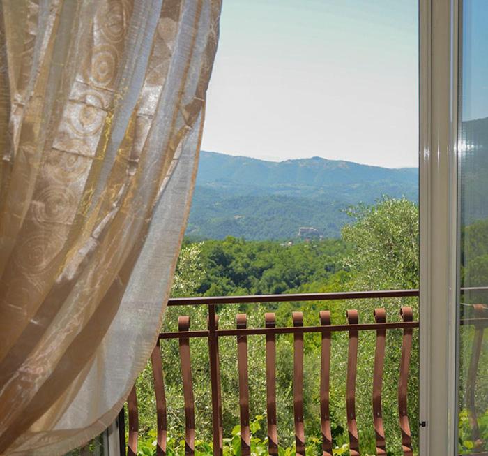 A general mountain view or a mountain view taken from a panziókat