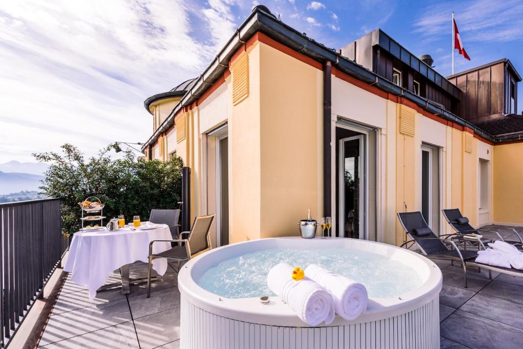 Art Deco Hotel Montana Luzern - Resim 14