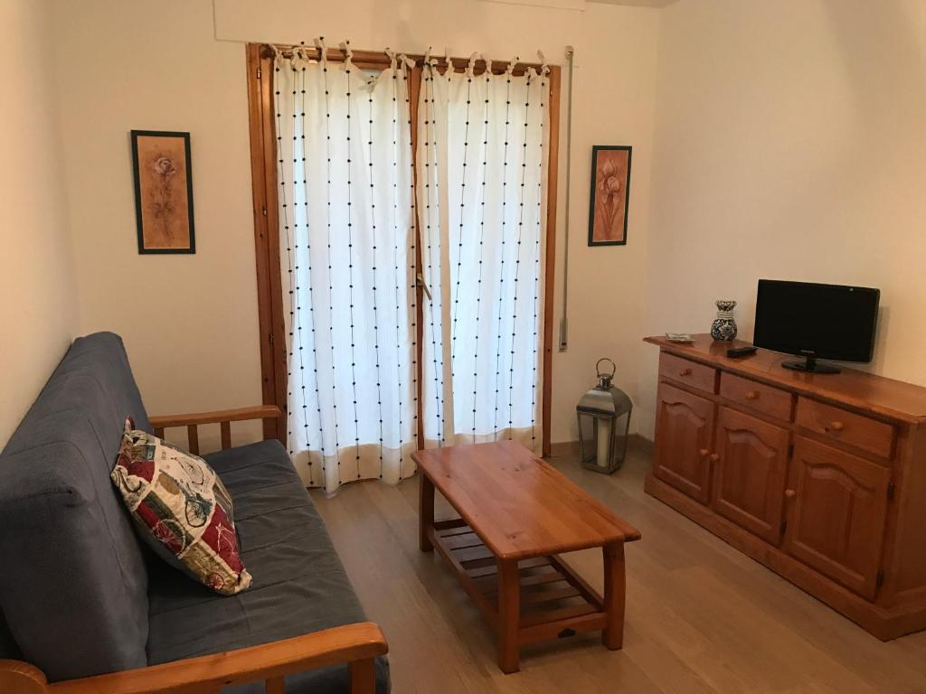 TV a/nebo společenská místnost v ubytování Altur 5 Canfranc Estación
