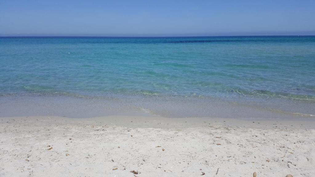 ブドーニにあるVilla San Gavinoの海を背景に広がる砂浜