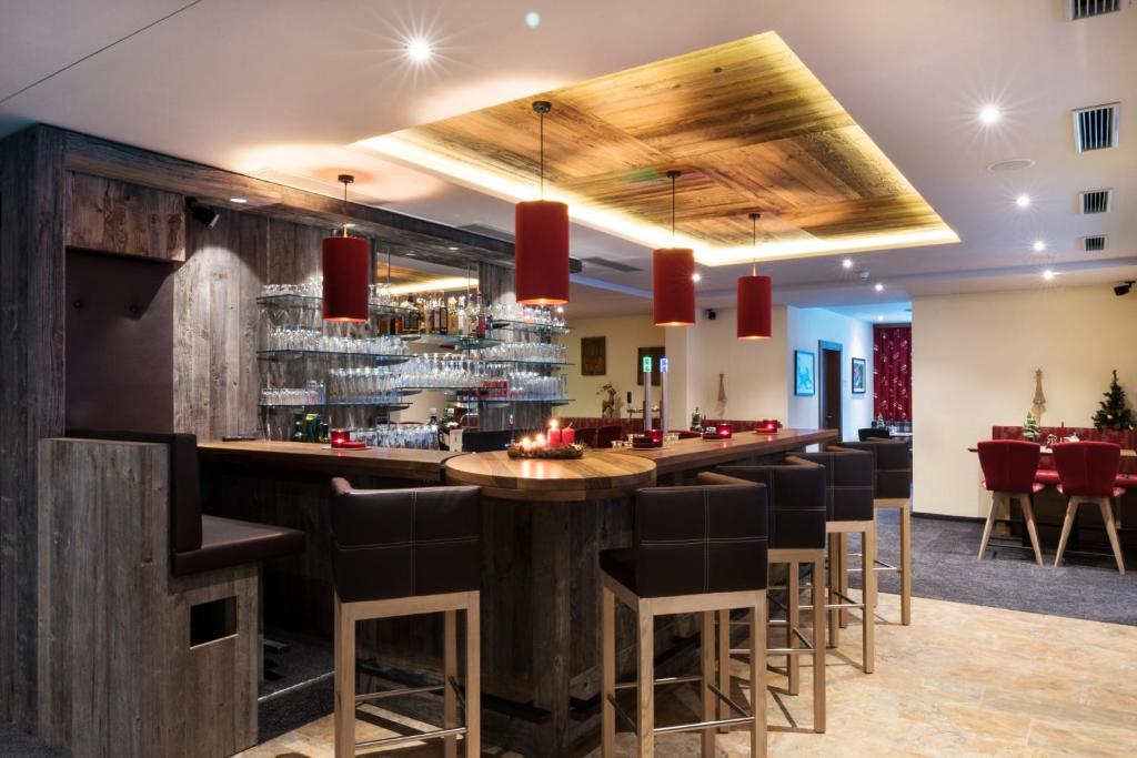 Posezení v ubytování Hotel Waldcafe