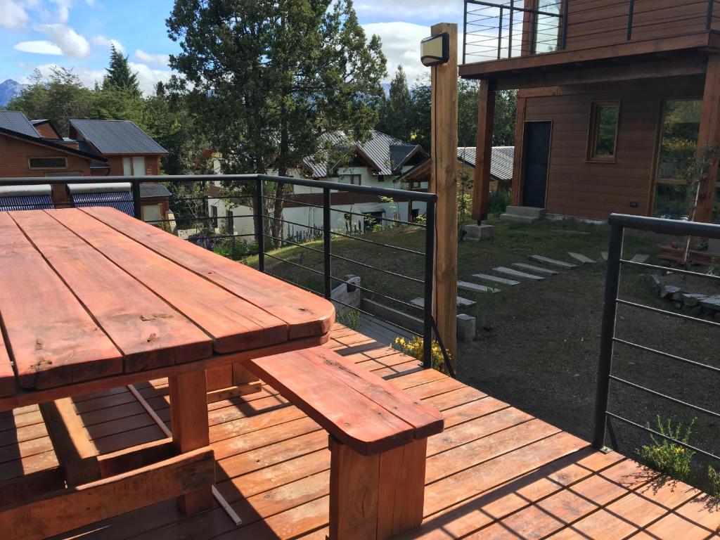 Balkón nebo terasa v ubytování Balcones del Sayhueque