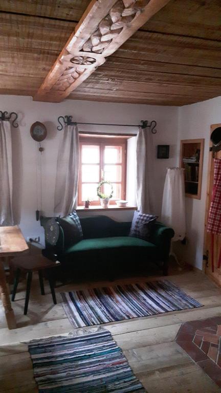 Posezení v ubytování Ferienappartement am Leisnitzbach