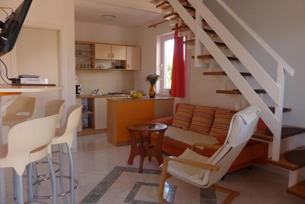 Kuchyň nebo kuchyňský kout v ubytování Apartment Petar