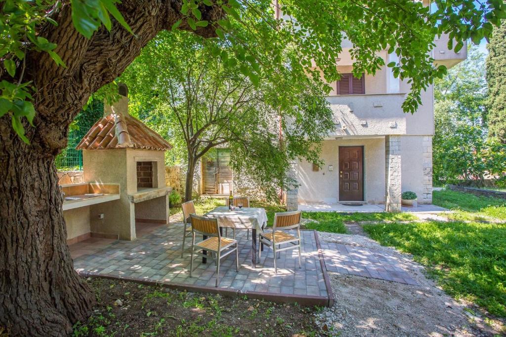 Zahrada ubytování Holiday house Desy Tar