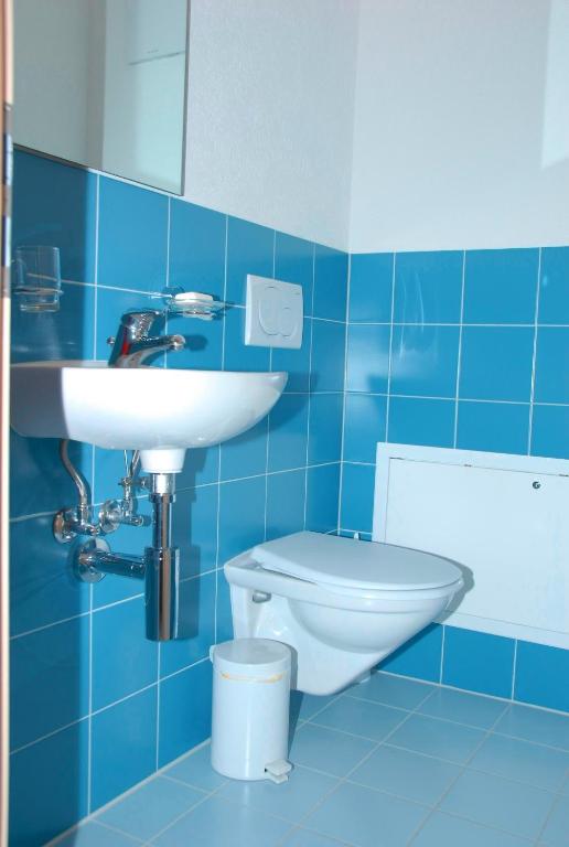 Koupelna v ubytování Ferienwohnung Alte Bäckerei