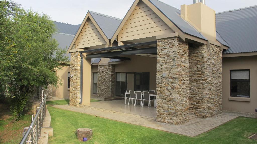 Bygningen som feriehuset ligger i