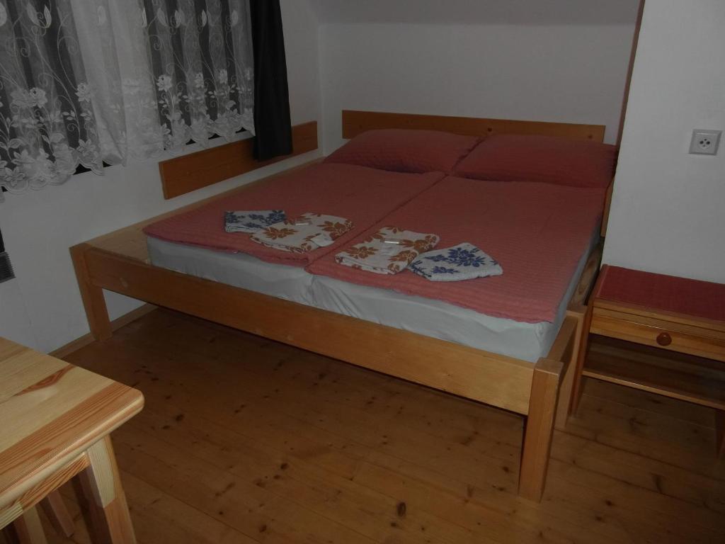 Postel nebo postele na pokoji v ubytování Pension U Soudu