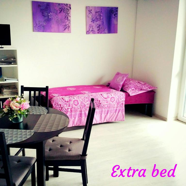 Postel nebo postele na pokoji v ubytování Apartments 4U center + free parking