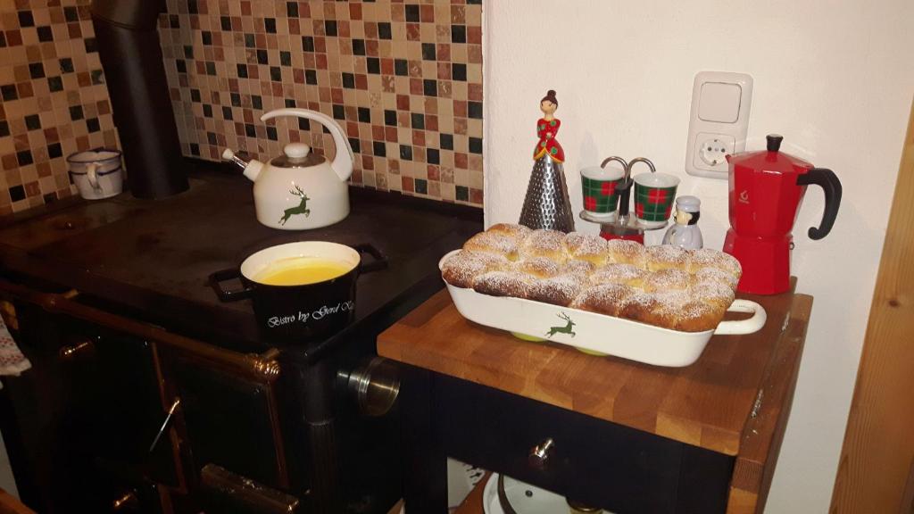 Jídlo v apartmánu nebo okolí