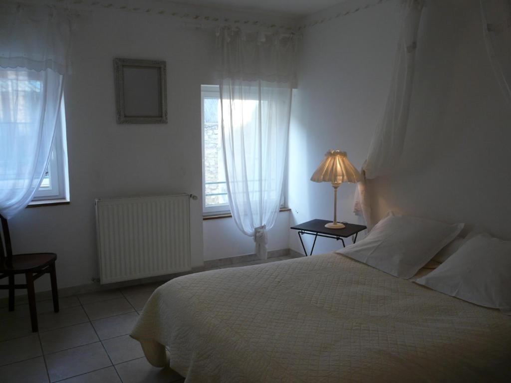 Postel nebo postele na pokoji v ubytování Hôtel Le Globe