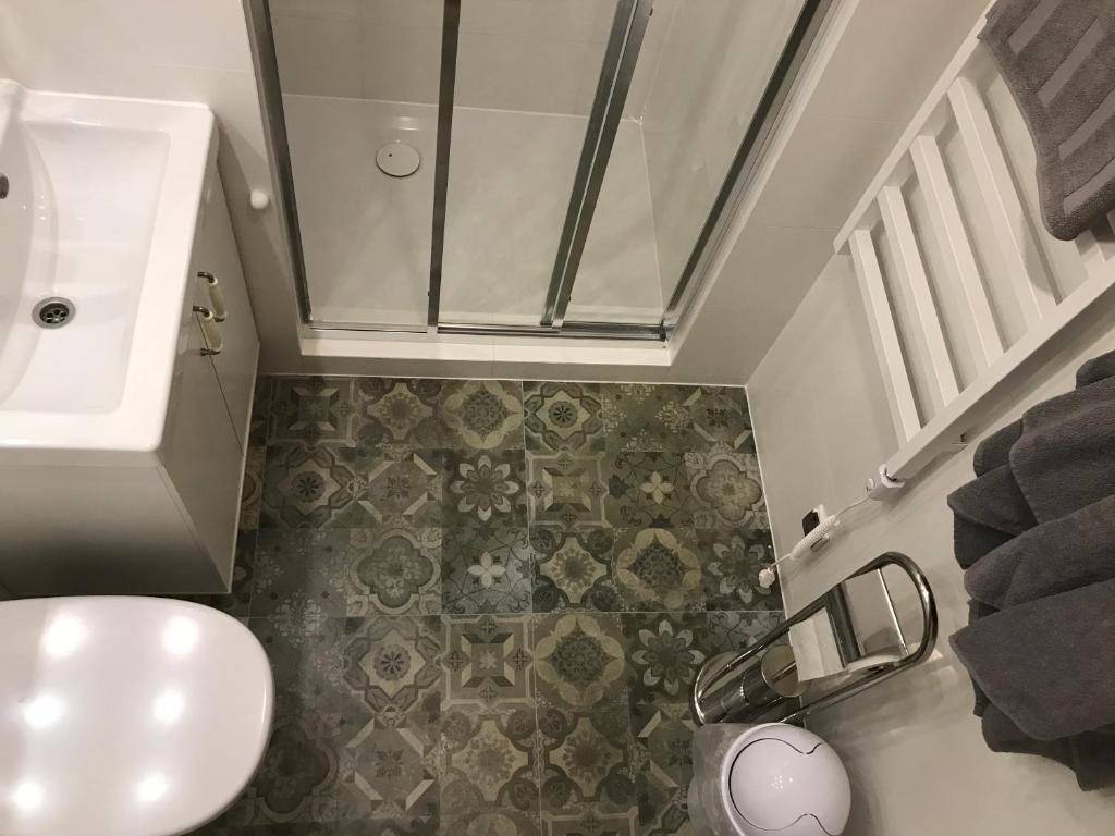 Kúpeľňa v ubytovaní Apartamenty Sienkiewicza Centrum