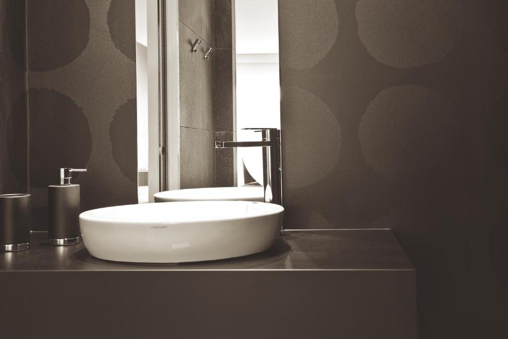 Koupelna v ubytování G Design Hotel