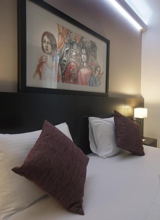 Postel nebo postele na pokoji v ubytování Hotel Park Doboj