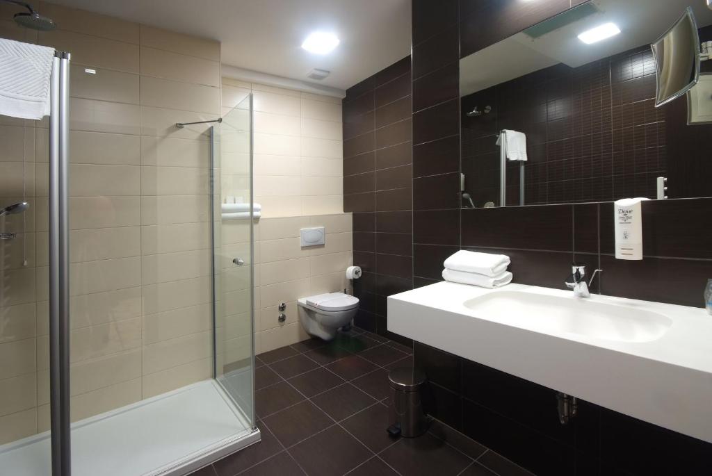 Koupelna v ubytování Hotel Park Doboj