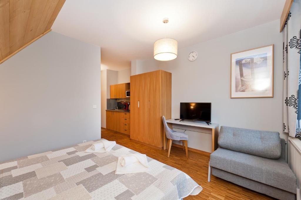 Apartamenty Sun & Snow Resorts Lipki Park z sauną - Studio Apartment
