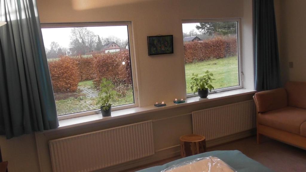 Posezení v ubytování Djurs-BnB - Rimsøhuset