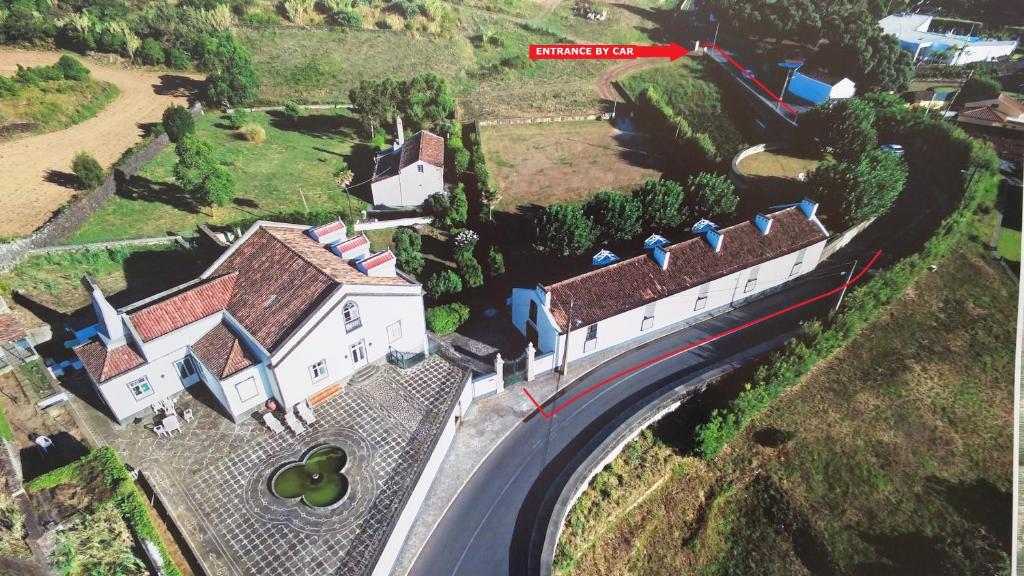 Letecký snímek ubytování Apartamentos da Galé