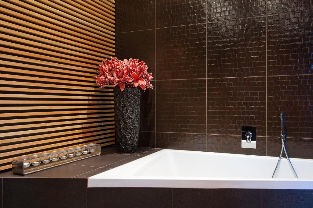 Koupelna v ubytování G Design Hotel