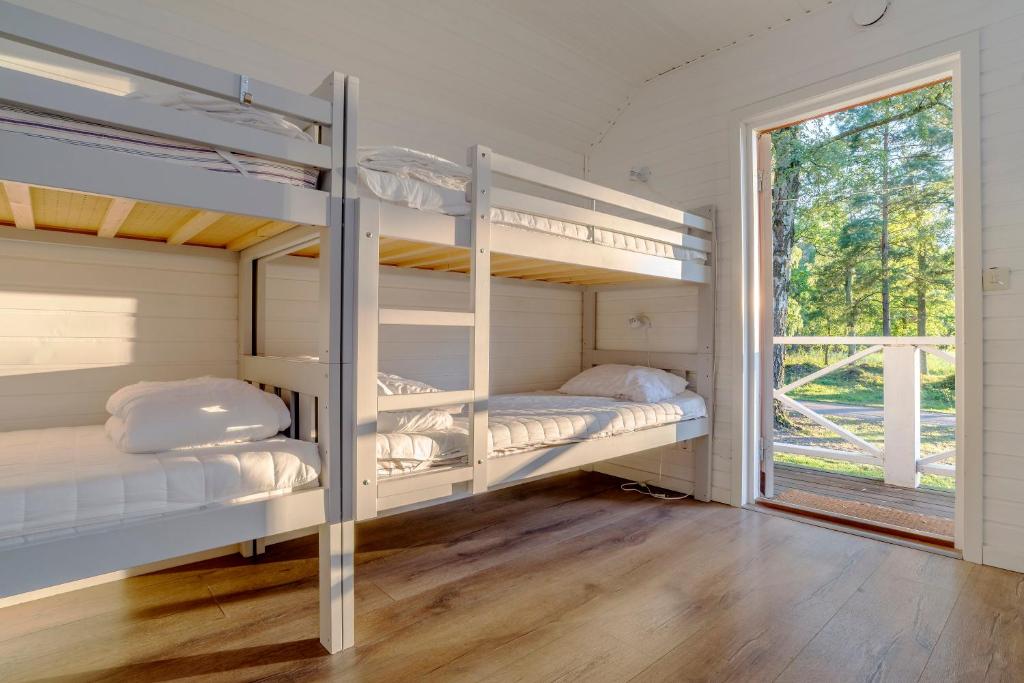 Postel nebo postele na pokoji v ubytování First Camp Stensö-Kalmar