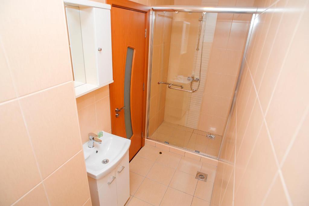 Koupelna v ubytování Villa Bulevar