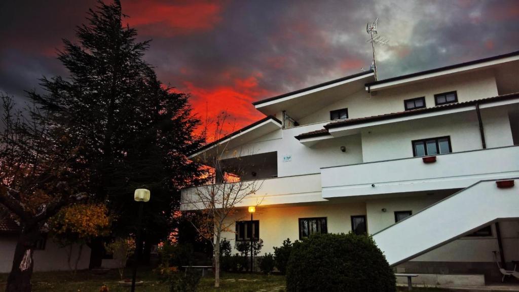 Budova, kde se bed and breakfast nachází