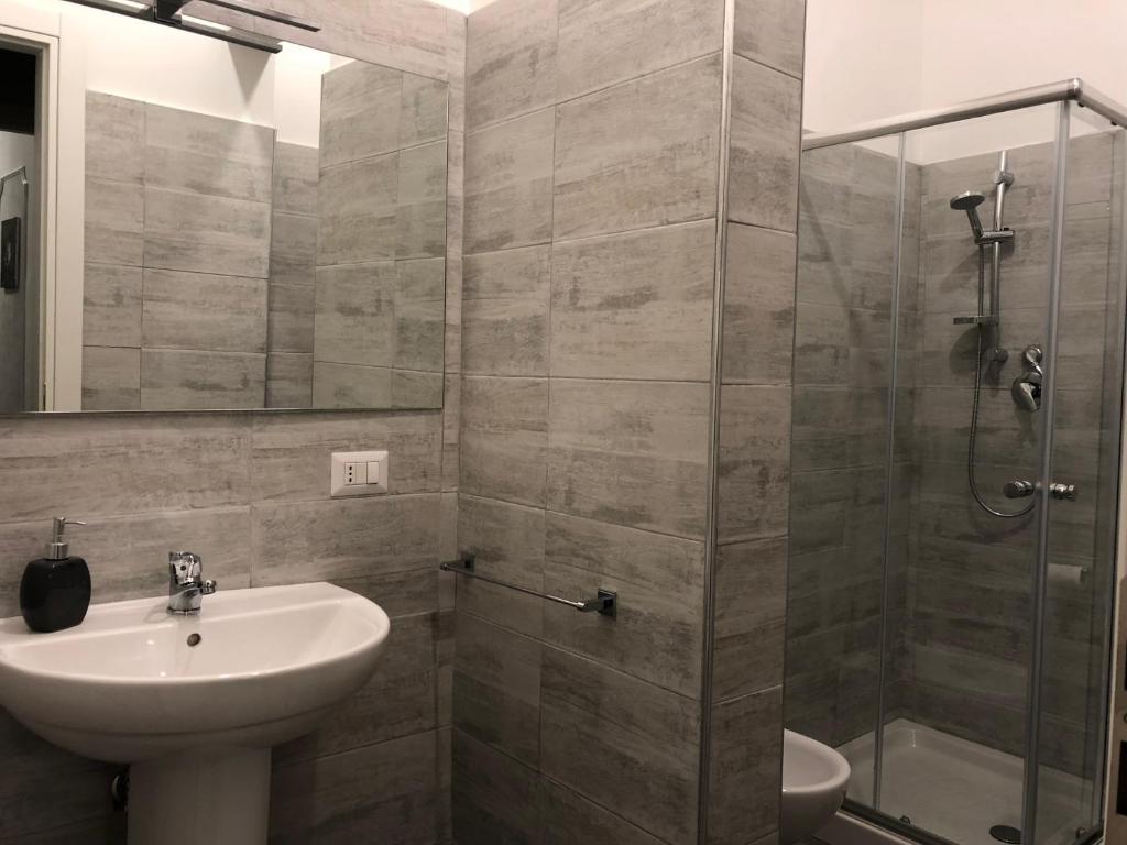 Koupelna v ubytování Caio Duilio B&B